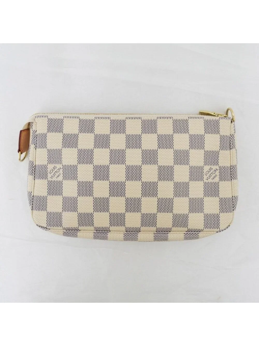 Louis Vuitton Pochette Soir Damier Azur Shoulder Bag Strap